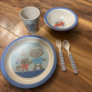Eco Friendly Kid’s Dinner Set 5-Piece New.